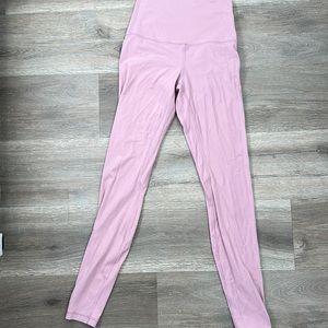 Pink high rise, align leggings